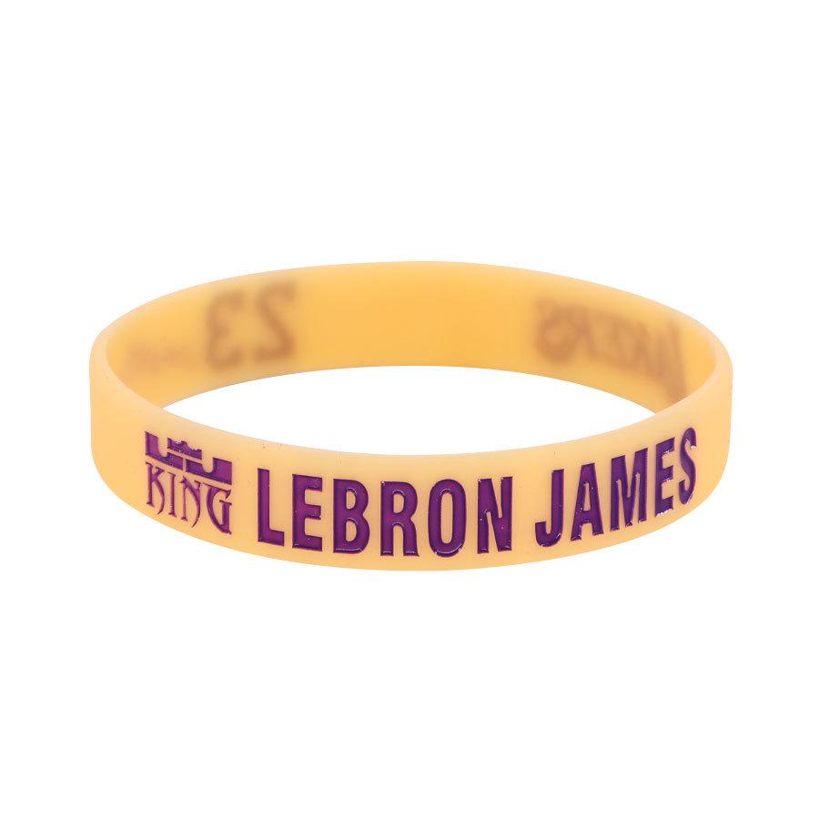 Douyin Popular NBA Star Signature Luminous Silicone Sports Bracelet/Wristband
