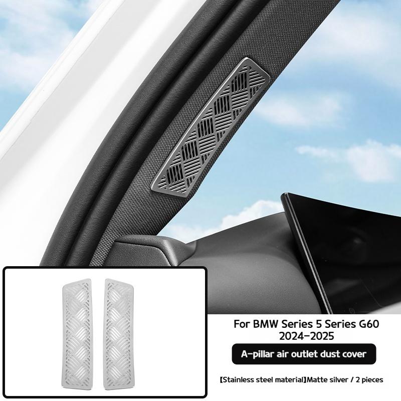 

For BMW 5 series i5G60 2025-2025door A pillar air conditioner out of trend protective cover decorative sticker interior products белый
