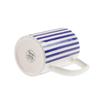 Spode Steccato Mug 350ml Narrow Stripe Cobalt Blue Ceramic Coffee Tea Cup