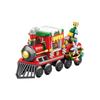 Christmas Building Block Toys, Old Man Train Sleigh, Children's Gift