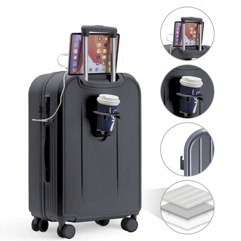 JOURHEY SHI 902 Lightweight Hardside Zipper Suitcase