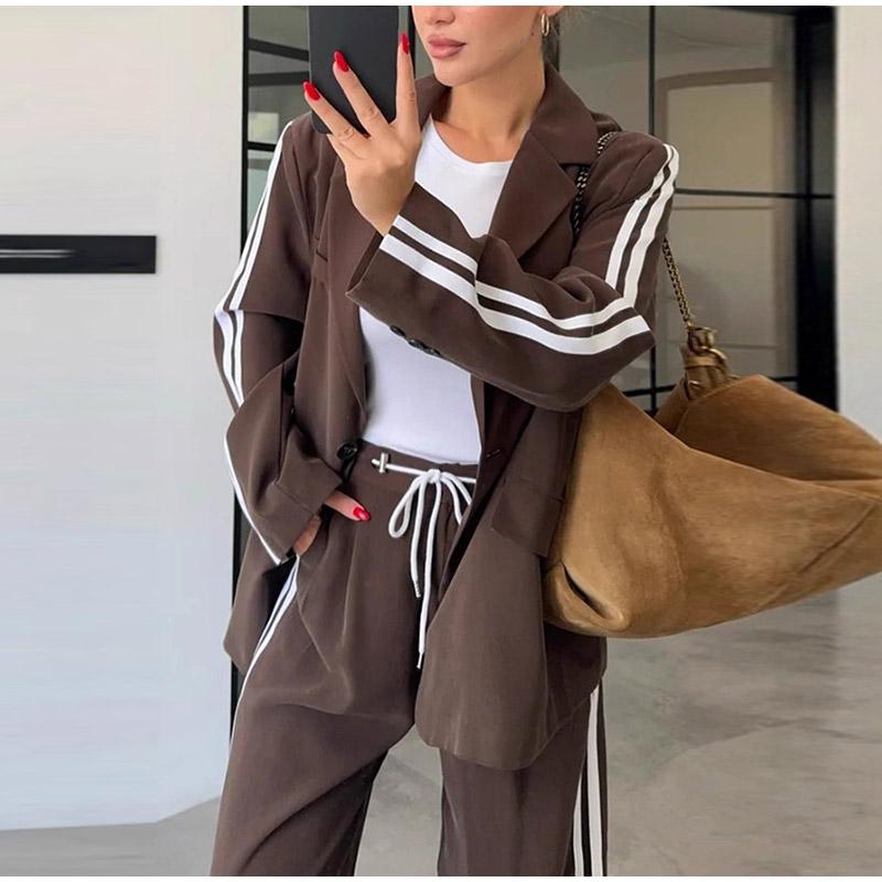 Fringed Decorative Lapel Suit Trousers Suit Ladies 2026 New Style Fashion Suit Sports and Leisure All-match Suit