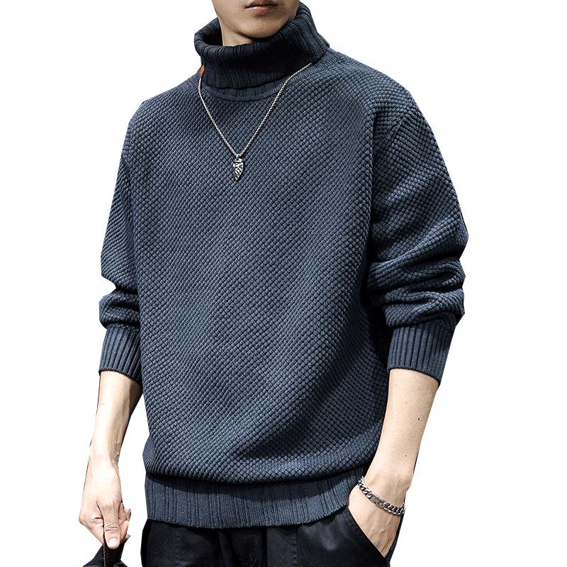 Men's Winter 2025 Loose Heavy Knit Plus Size Trendy Jacket