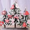 10pcs Christmas 5cm Tree Wooden Decor Xmas Home Hanging Ornaments Pendants Gift