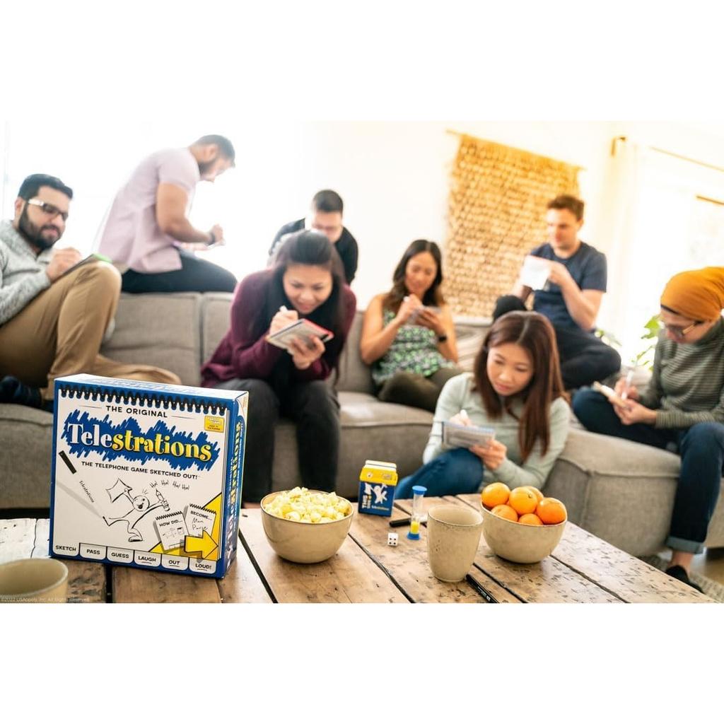 Telestrations Party Board Game Entertainment Family Gatherings Card