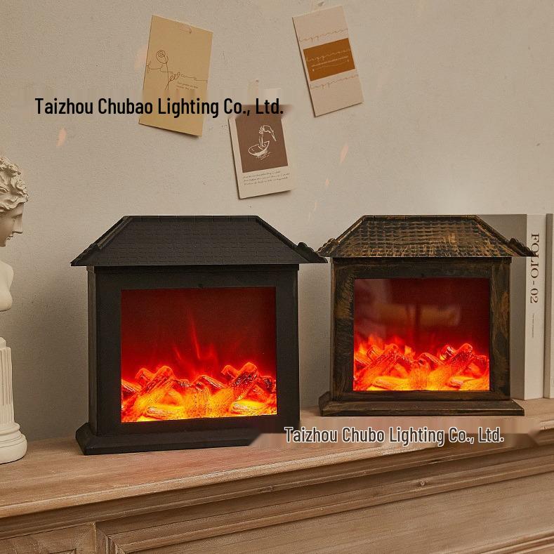 LED Simulated Fireplace Lamp for Christmas/Halloween Room Decoration