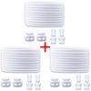 1Pair/3Pair Round Tennis Lazy Laces Without Ties Unisex Elastic Shoelaces Sneakers No Tie Shoe Laces Adult Kids Shoe Accessories