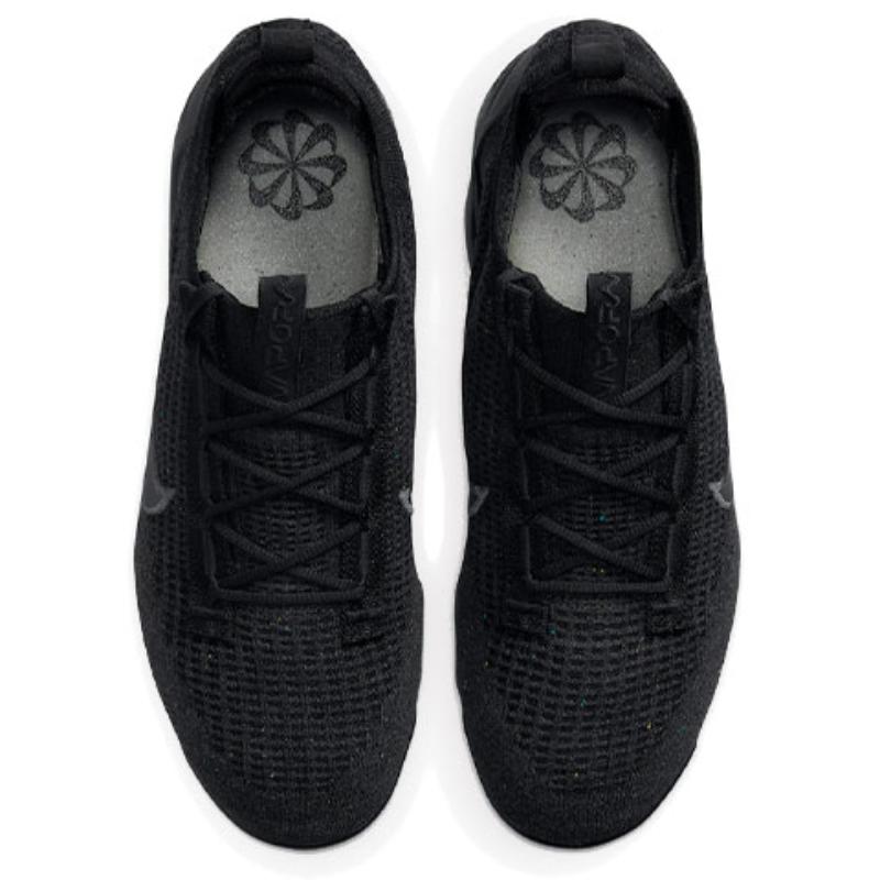 Nike Air VaporMax 2021 Flyknit 'Triple Black' Running Shoes DH4084-001