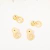 Set of 4 Secure Earring Backs Studs Oval Shape Locking Clutches Secure Locking Backing Earring Plugs for Delicate Ears
