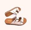 Women's Summer Leather Sandals 2025, Comfortable Soft Sole, Fashionable Versatile Outdoor Buckle Design