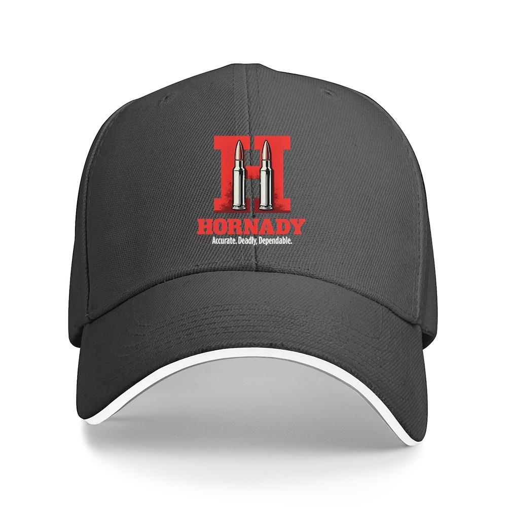 Pc HORNADY Red H Djustable Machinewashable Cap Perfect for Outdoor Activities Unisex and Casual Style for All Seasons
