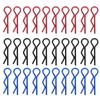 10Pcs 7MM RC Car Shell Clip R?Shape Metal Body Clips Pins for 1/ 1/6 1/8 1/10 RC Car
