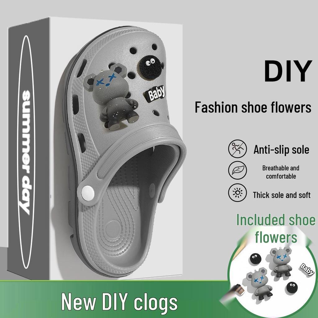 Breathable Non-slip Clogs: Men's & Women's Summer Shoes with Arch Support & Thick Sole