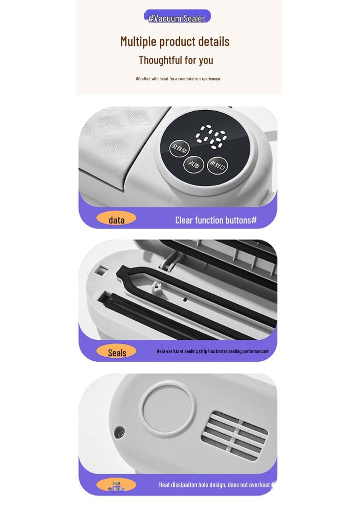 Household Vacuum Food Sealer Machine