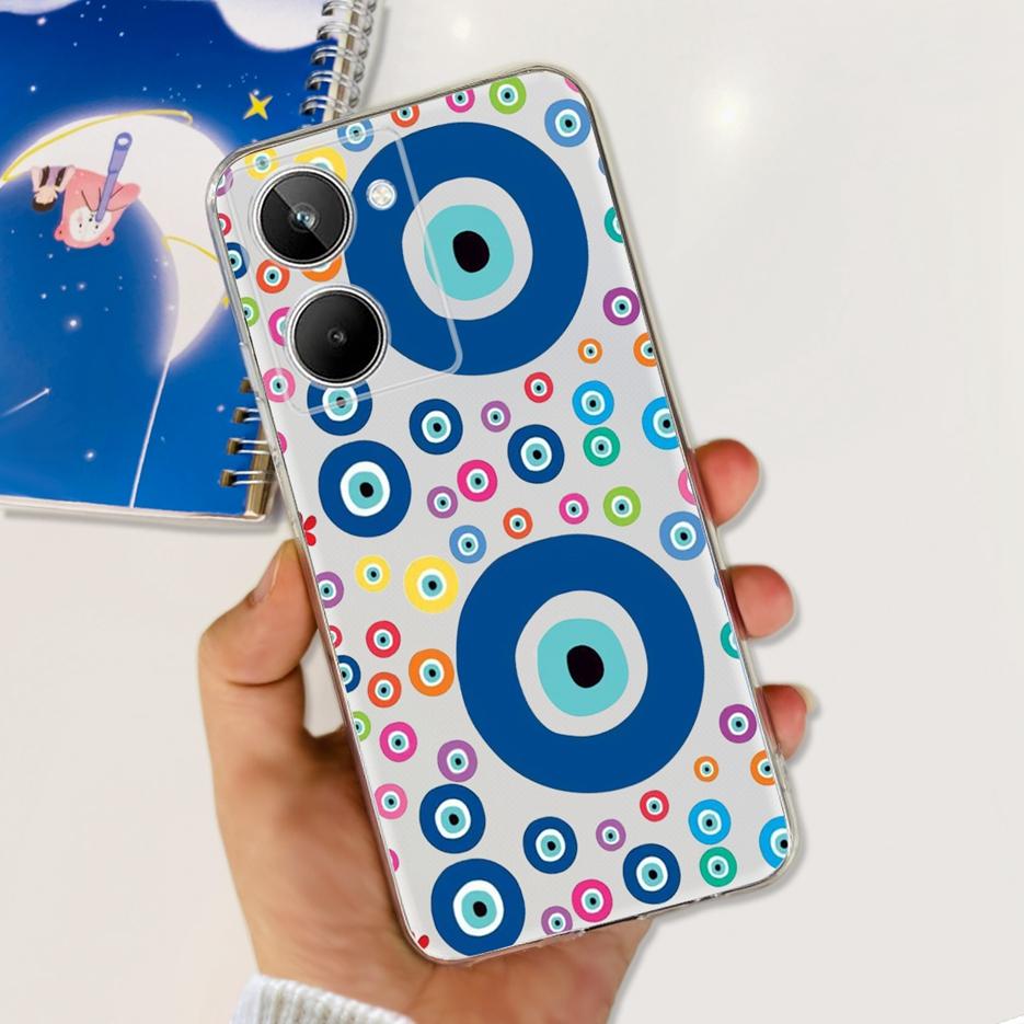 For Realme 10 4G Case Colorful Painted Cover Soft Silicone Phone Case For Realme 10 Pro Plus Realme10 Pro+ Back Cover Coque Capa