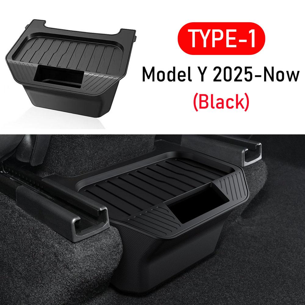 

For Tesla Model Y Juniper Accessories Rear Seat Center Console Organizer Backseat Storage Box Bins for Tesla Model Y 2025 2026