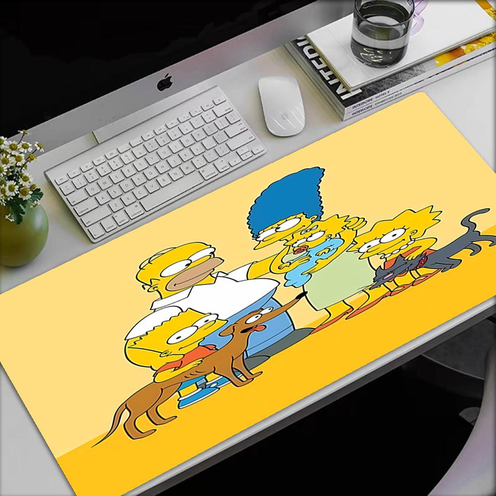 The Simpsons Theme Mouse Pad, Non Slip Rubber Base, Multifunctional Office & Home Decor, Perfect for Workspace Personalization.