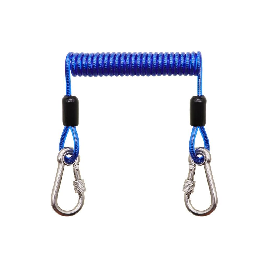 With 304 Steel Carabiner Outdoor Key Cord 1.2meters Suspension Rope New Fishing Lanyards
