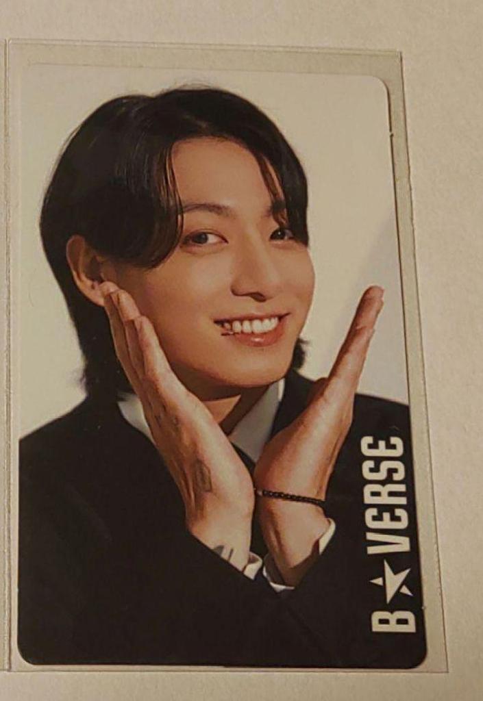 [USED] BTS BVERSE Jungkook Trading Card Admission Bonus Osaka Photo Card