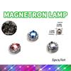 2Pcs Super Mini Magnetic Led Lamp Toys 11Mm *5.5Mm Diy Model Making General Model Plus Light With Batteries And 1Pc Magnet