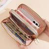 Wallet Women's Long and Large Capacity Wallet Women's Zipper Multifunctional Handbag Clip