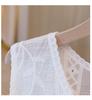 Plus Size Women's Korean Lace Embroidered Vest – Versatile Hollow Design