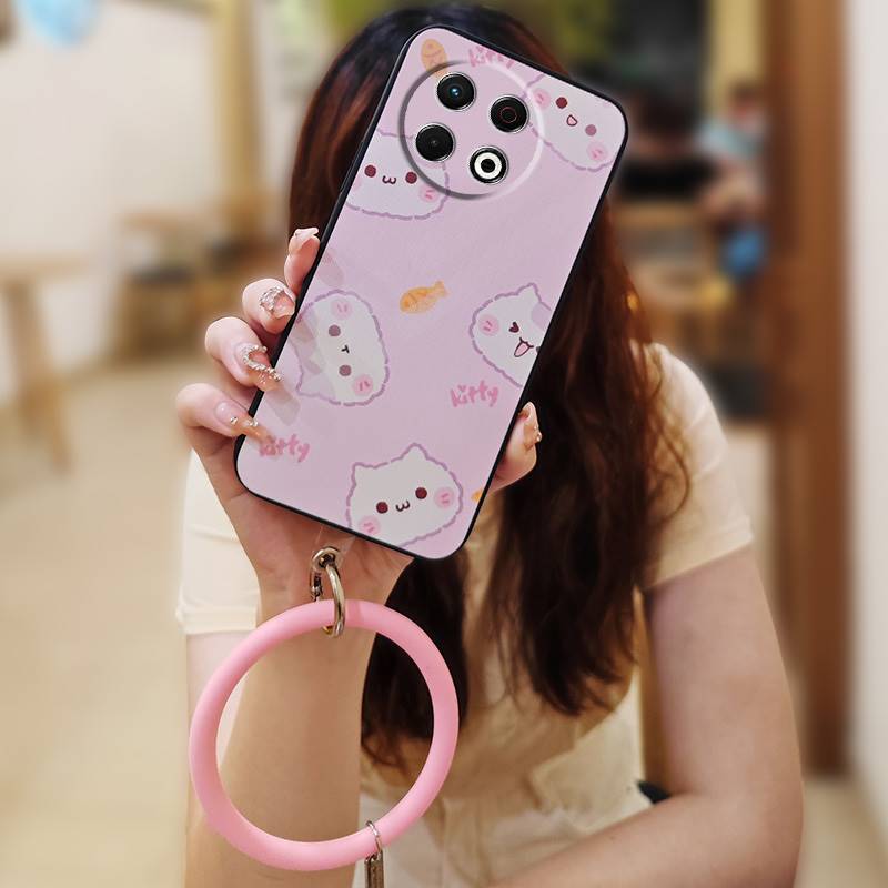 

Однотонный чехол-кольцо для телефона Tecno Spark30 Pro 4G/KL7, защитный противоударный браслет, креативный забавный молодежный мягкий чехол Tecno Spark30 Pro 4G/KL7