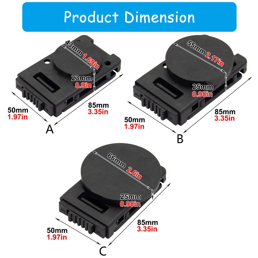 Clips magnetic de centură cu prindere puternică și acoperire impermeabilă, potrivit pentru entuziaști ai activităților în aer liber și personal de securitate