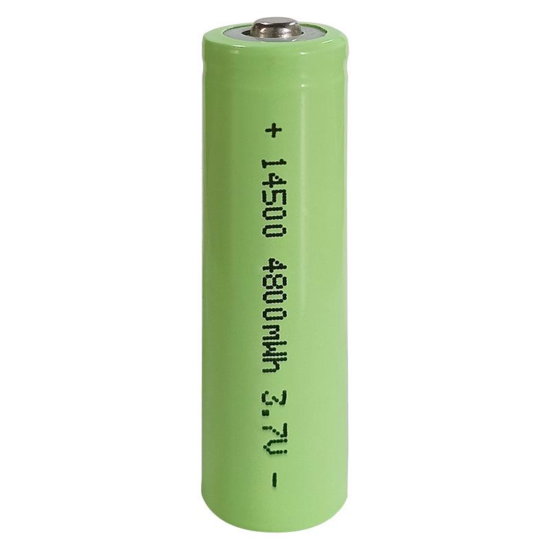 14500 3.7V Rechargeable Lithium Battery Set for Flashlights, Toys, Microphones, Mice, and Remotes