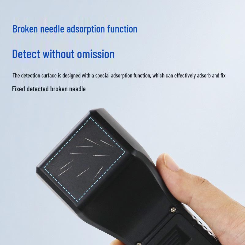 Portable 28MJ Purple Handheld Fabric Metal Detector for Broken Needles In Clothing