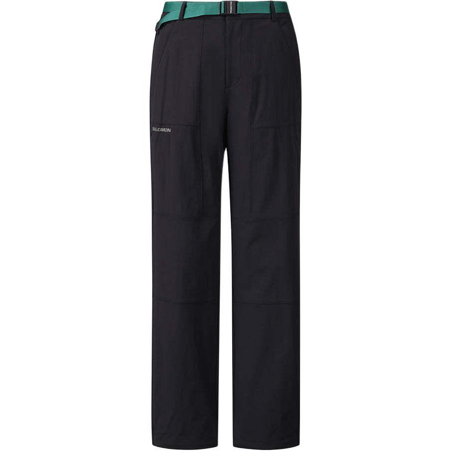 

Salomon Slate Rock Series Letter Logo Pocket Casual Pants Unisex pants Black C28121