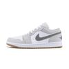 Air Jordan 1 Low Top Vintage Basketball Shoes Unisex White Gray 553558-146(Team1254-)
