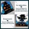 Halloween Pumpkin Tin Sign Vintage Plate Bat Poster Painting Festival Metal Signs Bar Art Party School Wall Home Decor 20x30cm