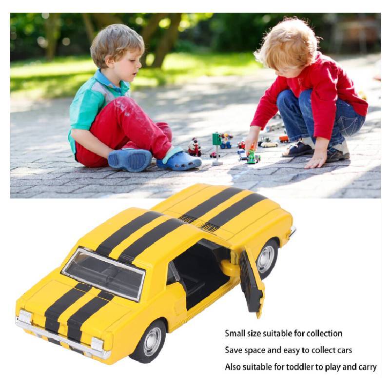 Kinder Legierung Vintage Klassisches Auto Modell Mit Einziehfunktion Für Spielzimmer Dekoration