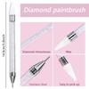 1Pc Dual-ended Rhinestone Gems Picker Dotting Pen Wax Pencil Acrylic Handle Crystal Studs Picker Manicure Nail Art DIY Tools