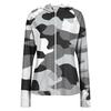 Leichte Kapuzenjacke mit Reißverschluss und Taschen für Damen, Langarm, Camouflage, Sonnenschutzjacke für Outdoor-Aktivitäten