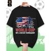 This FIFA World Cup-themed Short-sleeved T-shirt Is Designed Specifically for Men, Featuring a Crew Neck Style