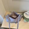 Casual Nylon Hobo Shoulder Bag with Zipper Closure Crossbody Purse for Women Daily Travel