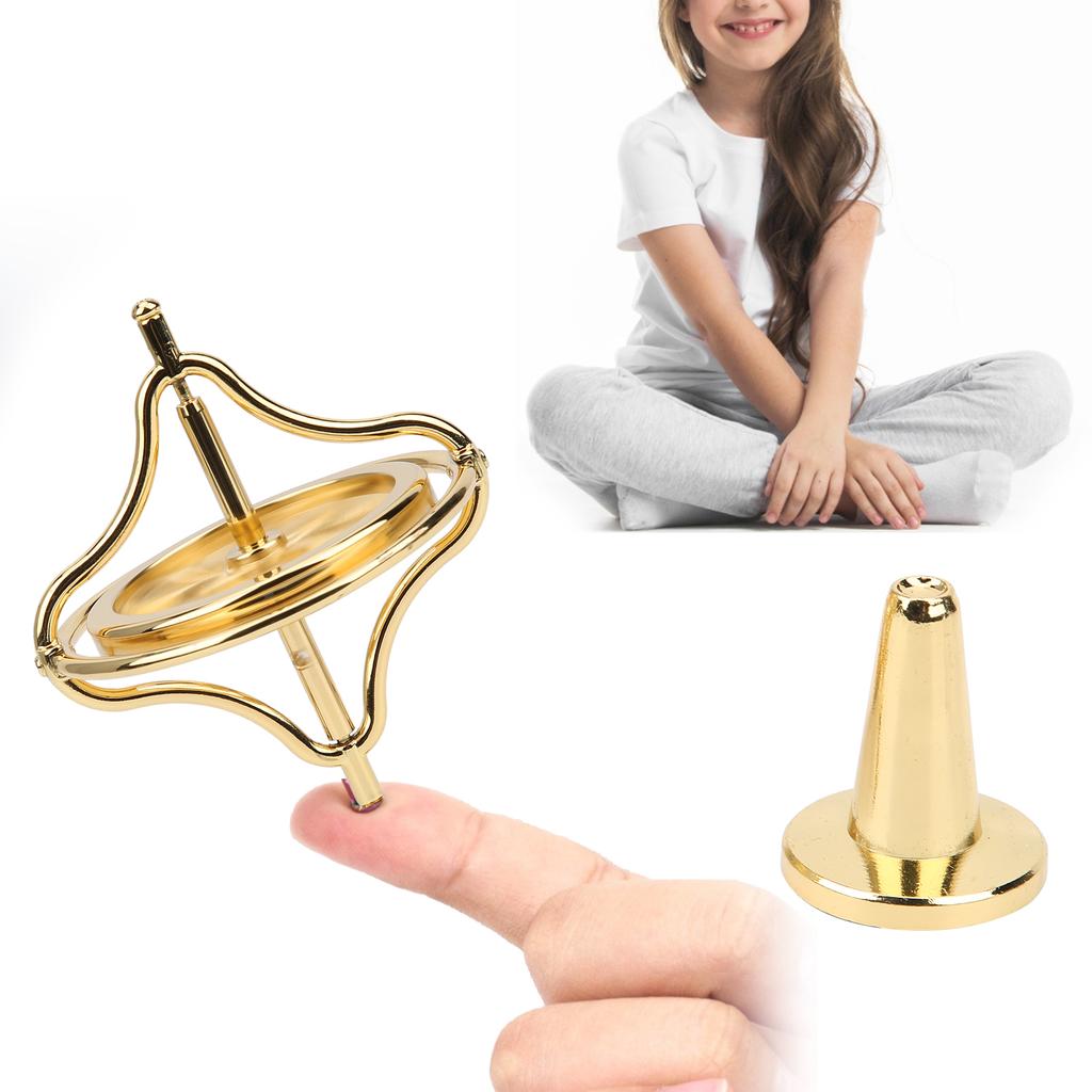 Aluminum Alloy AntiGravity Decompression Gyroscope Scientific Educational Children Toy