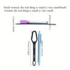 8 to 24 Black Multifunctional Double End Box Wrench Hexagon Double End Solid Wrench Screw and Nut Tool with Various Diameters