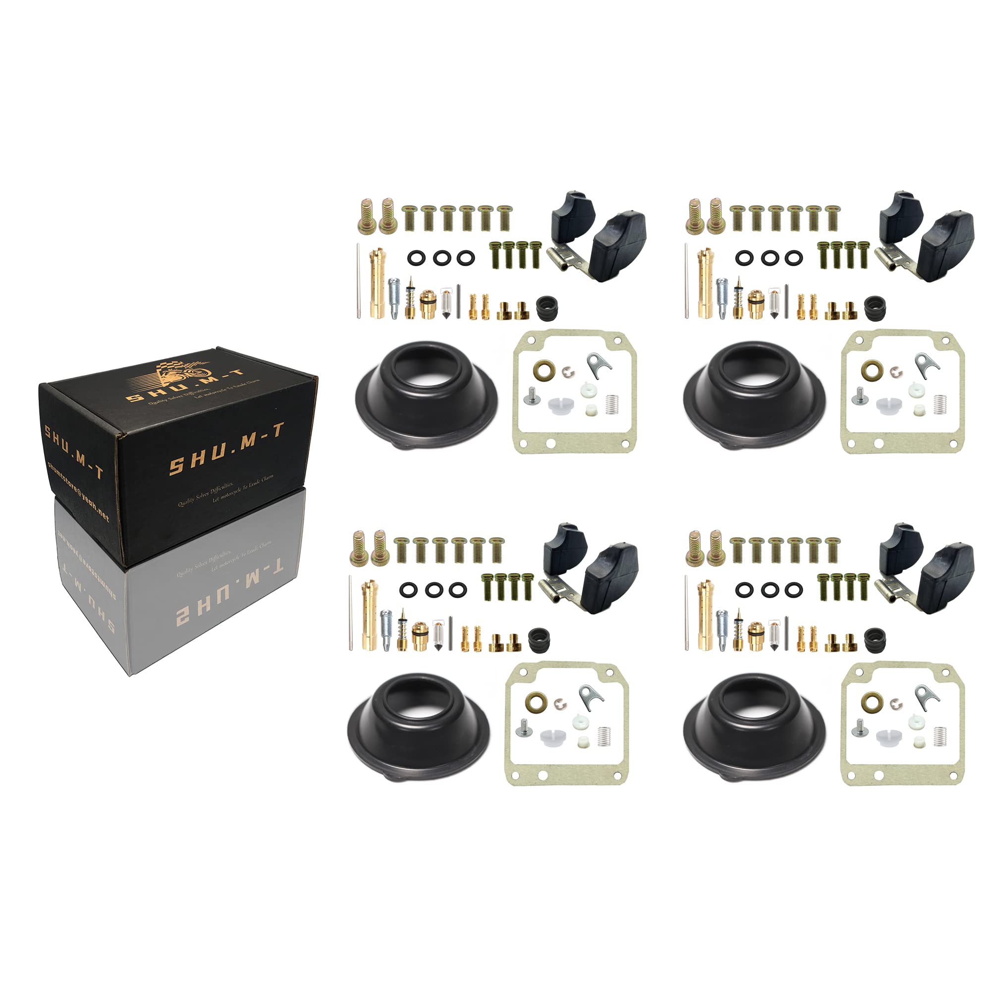 

[SHU.M-T] Suitable for 1993-1999 Yamaha XJR400 Carburetor Repair Kit (Set of 4)