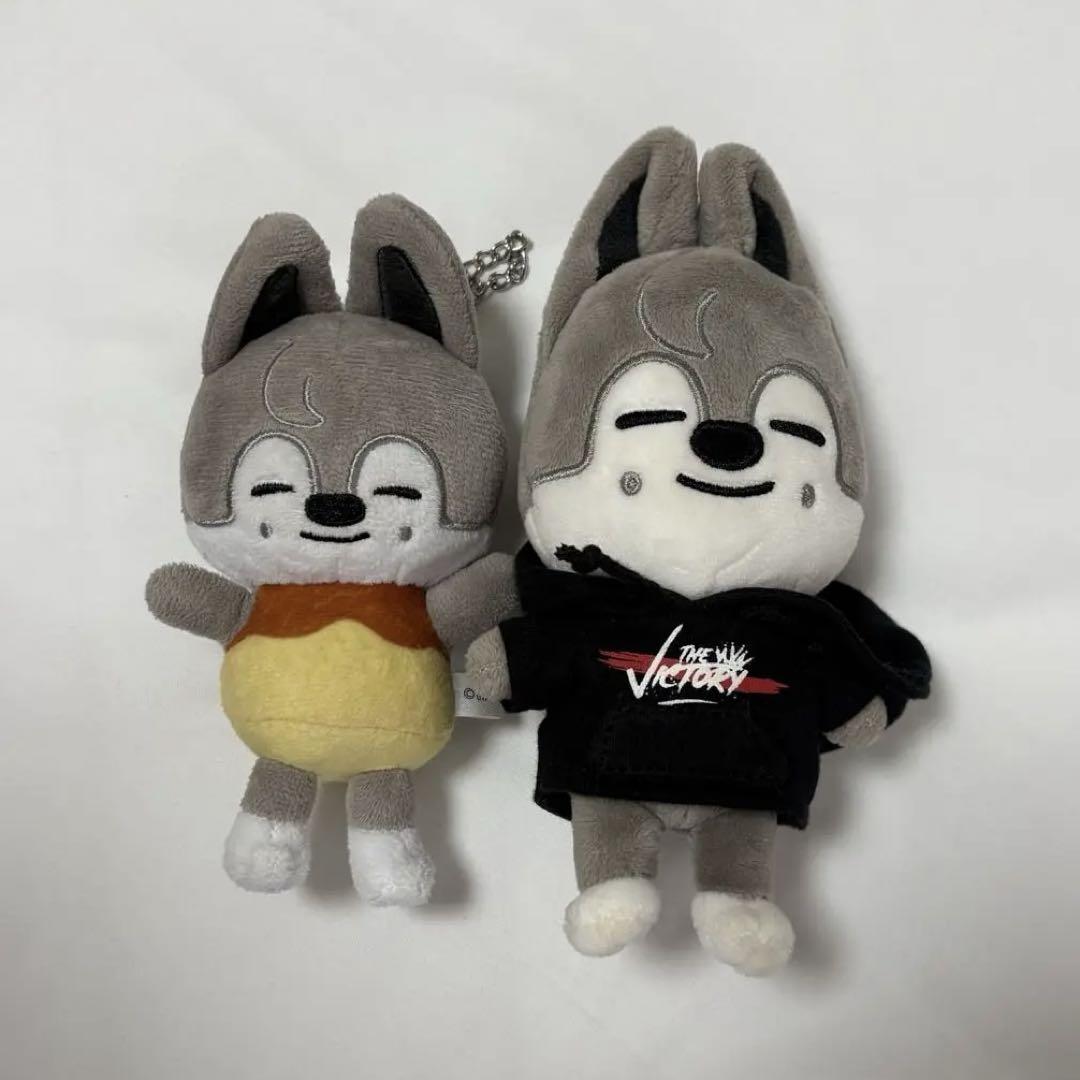 

[Б/У] Мягкие игрушки Straykids skzoo Бан Чан и Волк Чан