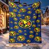 Club America Pattern Blanket for Home Decoration, Bed, Sofa, Car Travel, Camping, Suitable for All Seasons, Birthday Christmas Gift