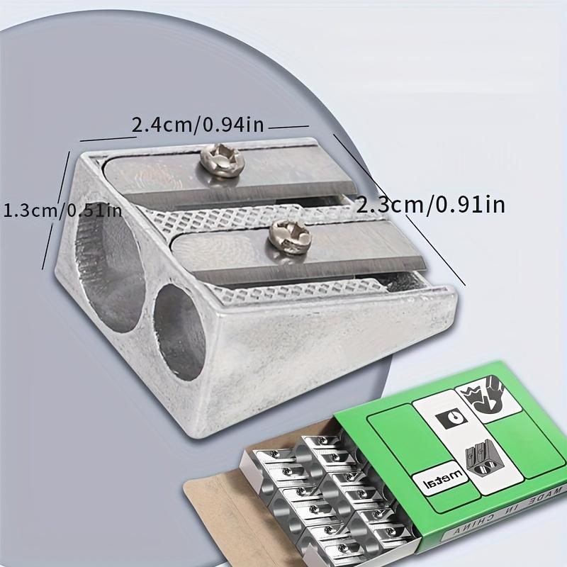 

Handheld Wedge Design with 2 Holes, Manual Operation for School, Office, and Art Projects, No Battery Required, Office Required,