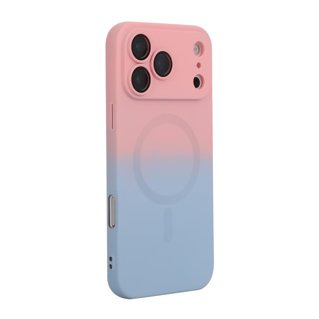 For iPhone 17 Pro Max Silicone Case ENAKY HAT PRINCE Gradient Color Cover Compatible with MagSafe