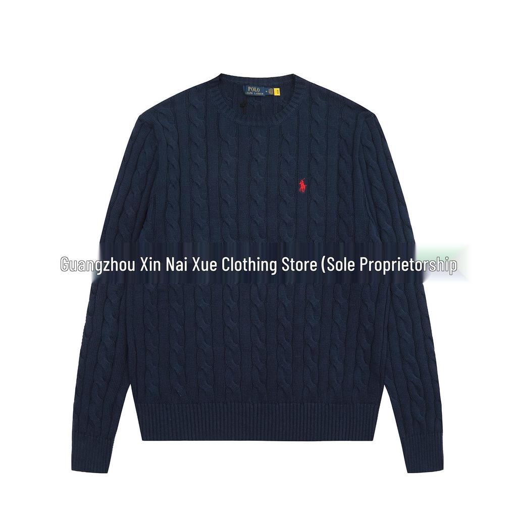 Hochwertiger Ralph RL Klassischer Unisex Strickpullover