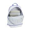 Li-Ning Large Capacity Comfortable Casual Polyester Backpack Unisex Backpack White Purple ABSV133-2