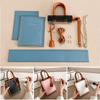 DIY PU kůže Pletení Háčkování Tašky Výroba Materiálová sada pro Ručně vyráběnou Kabelku Peněženku Tašku přes rameno Crossbody Šicí příslušenství