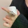 Light Luxury Exaggerated Personalized Metal Horse Head Ring Zircon Inlay Horse Fashion European American Style Ring Jewelry