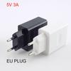 5V 1A 2A 3A Travel USB Adapter Phone Charger Power Supply Adapter Wall Desktop Charger Charging Power Bank EU/US Plug W28